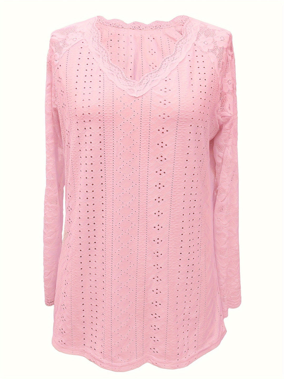 Annabelle | Scalloped V-Neck Top