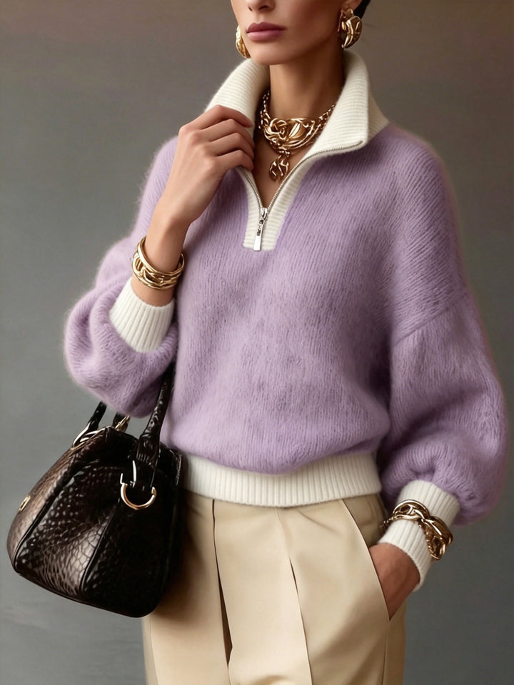 Lorelei | Relaxed Half-Zip Sweater