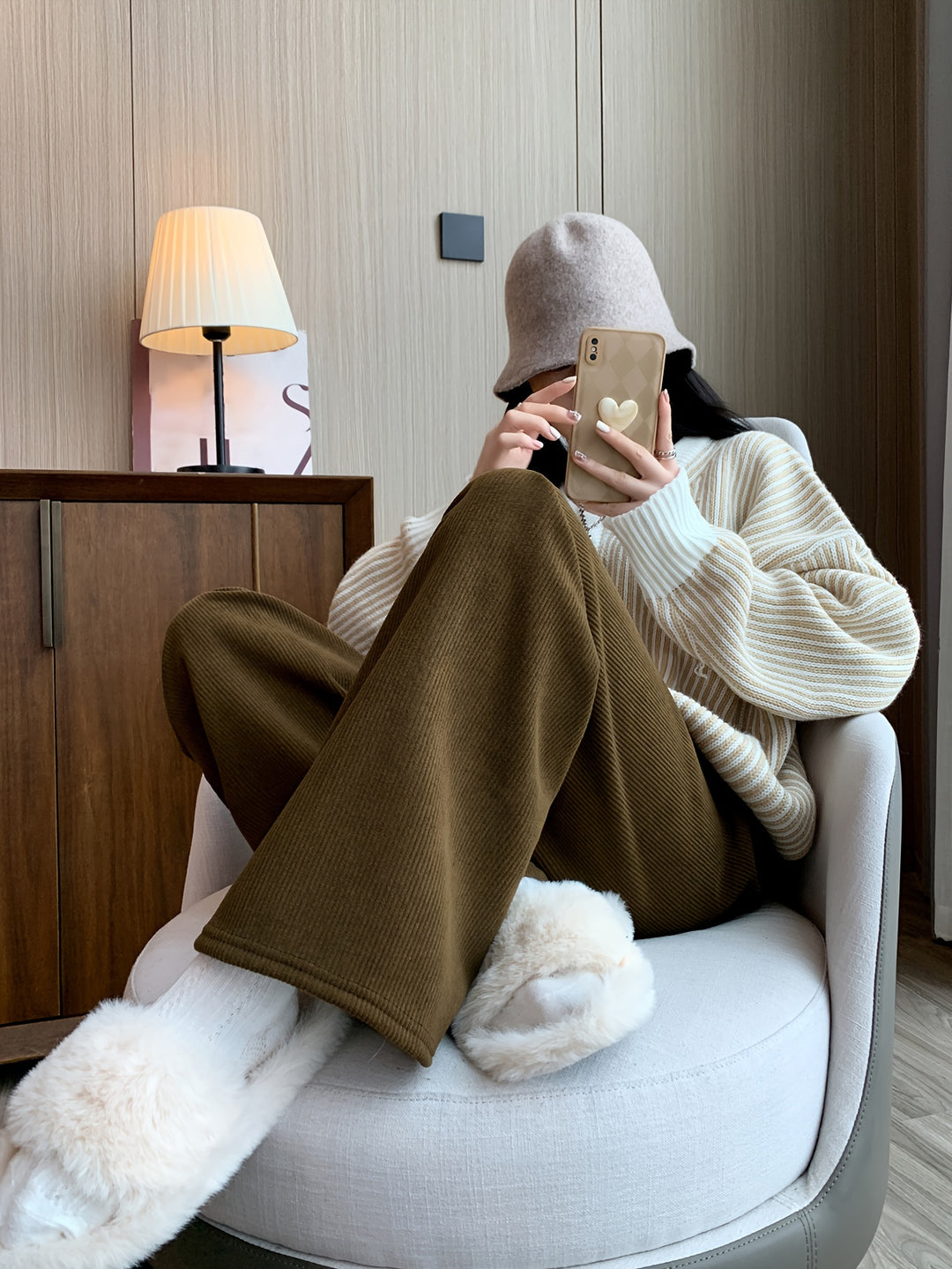 Lorraine | Cozy Wide-Leg Pants