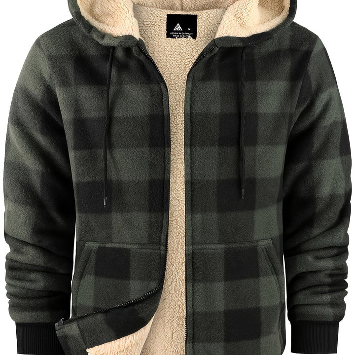 Rhodes | Hooded Plaid Jacket