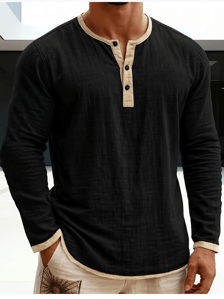 Henry | Classic Long Sleeve Button Shirt