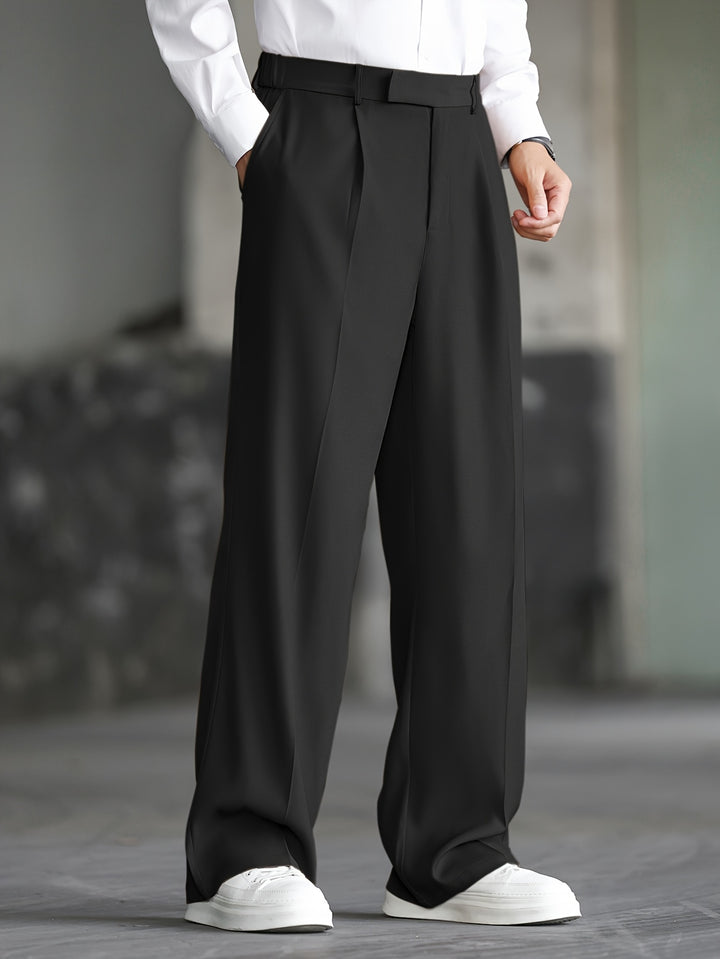 Nigel | Tailored Wide-Leg Dress Pants