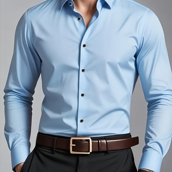 Winston | Tailored Long-Sleeve Button-Up Shirt