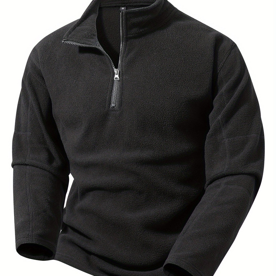Rupert | Stand-Collar Half-Zip Pullover