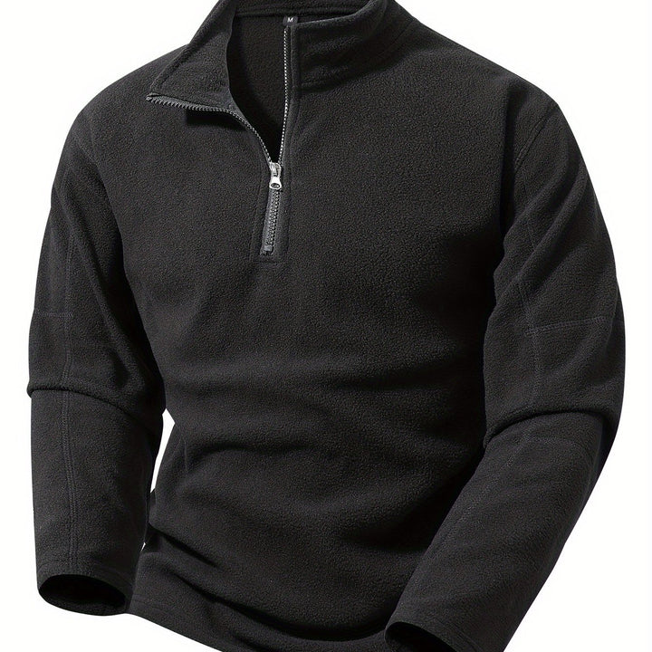 Rupert | Stand-Collar Half-Zip Pullover