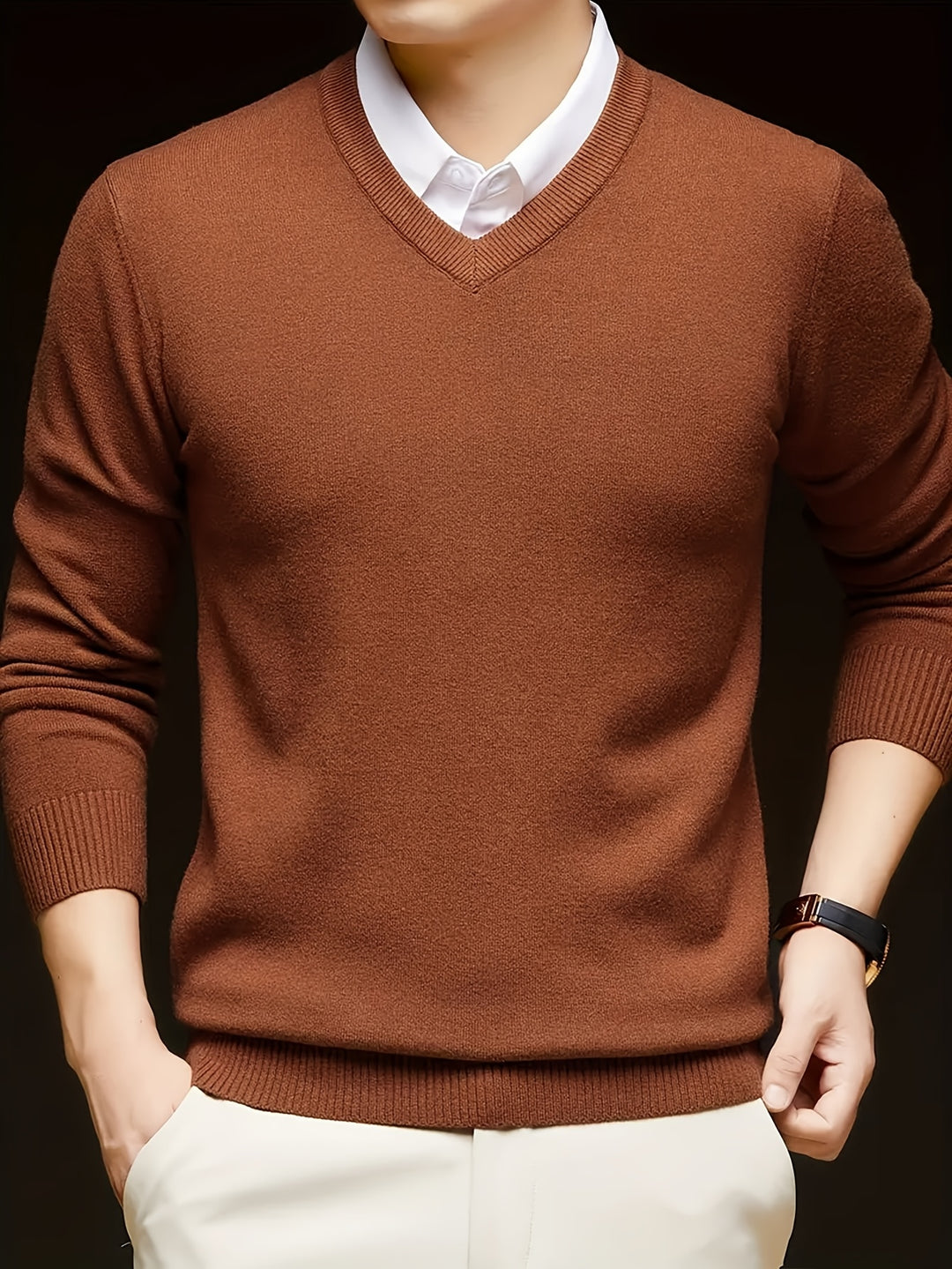 Carter | Refined V-Neck Sweater