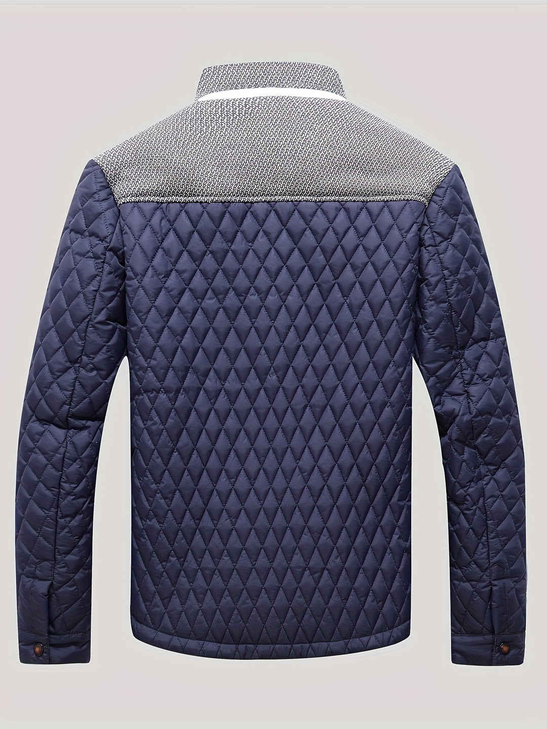 Thatcher | Diamond-Quilted Stand-Collar Jacket
