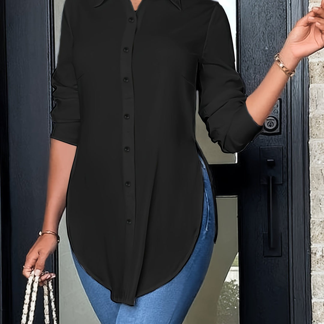 Katherine | Refined Button-Front Blouse