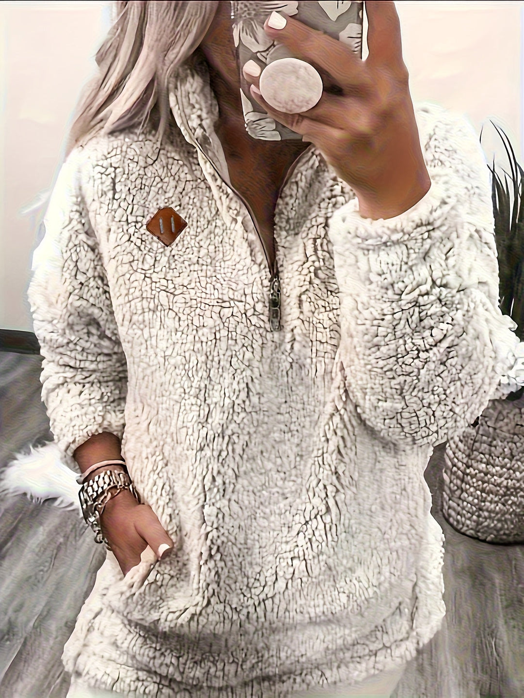 Naomi | Cozy Half-Zip Pullover