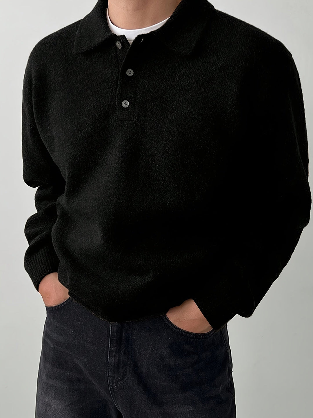 Rowan | Polo Collar Knit Sweater