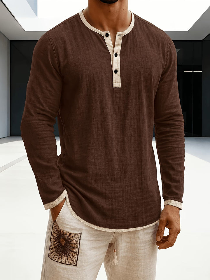 Henry | Classic Long Sleeve Button Shirt