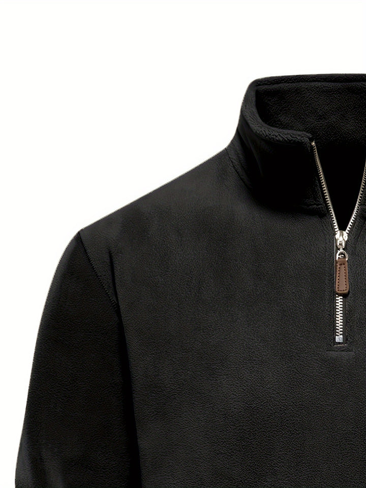 Roland | Stand-Collar Half-Zip Pullover