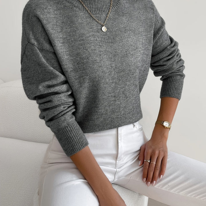 Lucille | Cozy Mock Neck Sweater