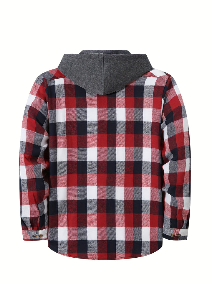 Rory | Rugged Hooded Button-Up Shirt