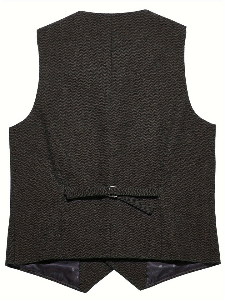 Baxter | Herringbone Tailored Vest