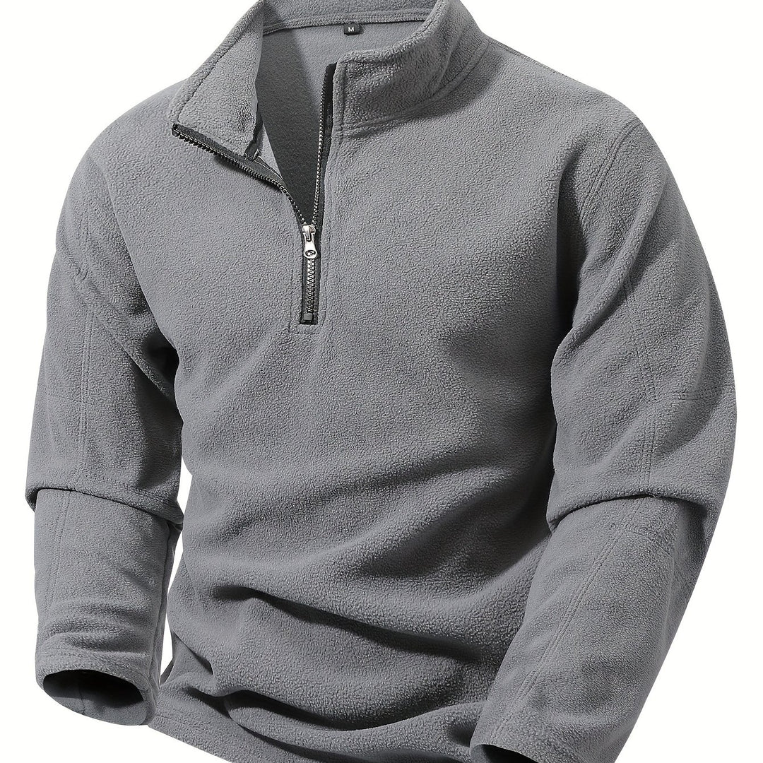 Rupert | Stand-Collar Half-Zip Pullover