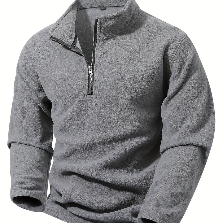 Rupert | Stand-Collar Half-Zip Pullover