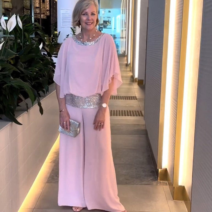 Ember | Classy Elegant Ruffle Sleeve Set