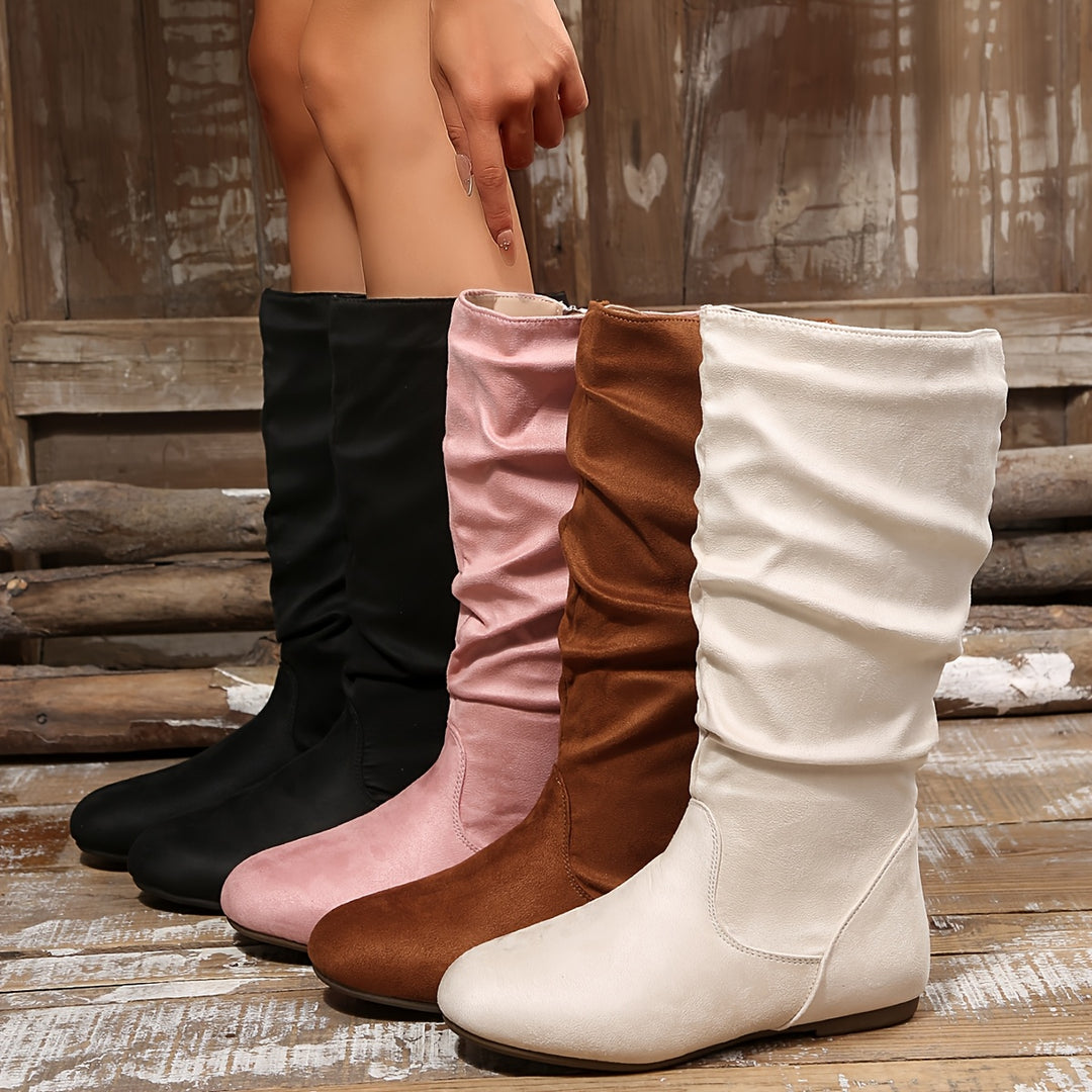 Vera | Slouchy Mid-Calf Boots