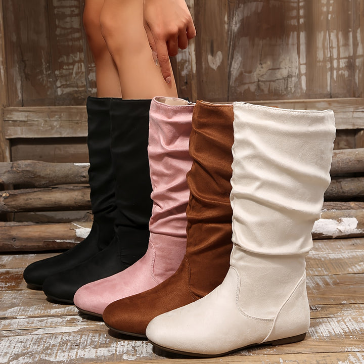 Vera | Slouchy Mid-Calf Boots
