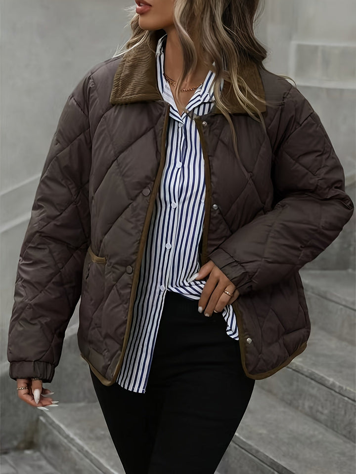 Rosalind | Quilted Diamond Padded Jacket