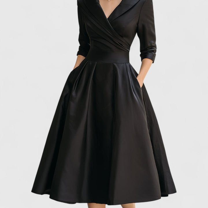 Ashley | Graceful Silhouette Midi Dress