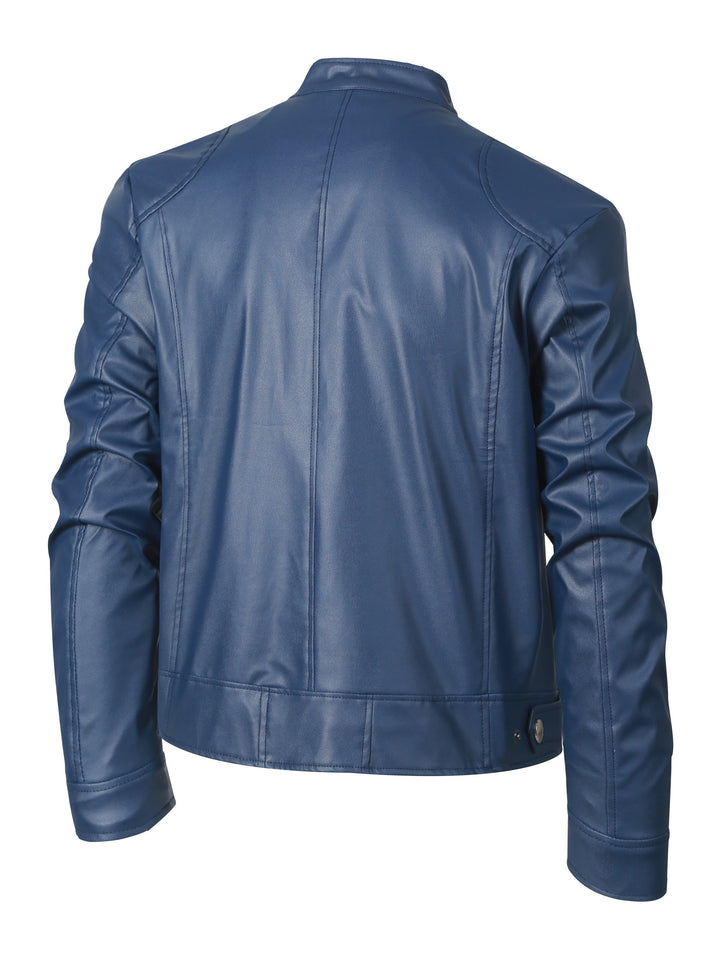 Marcus | Stand-Collar Moto Jacket