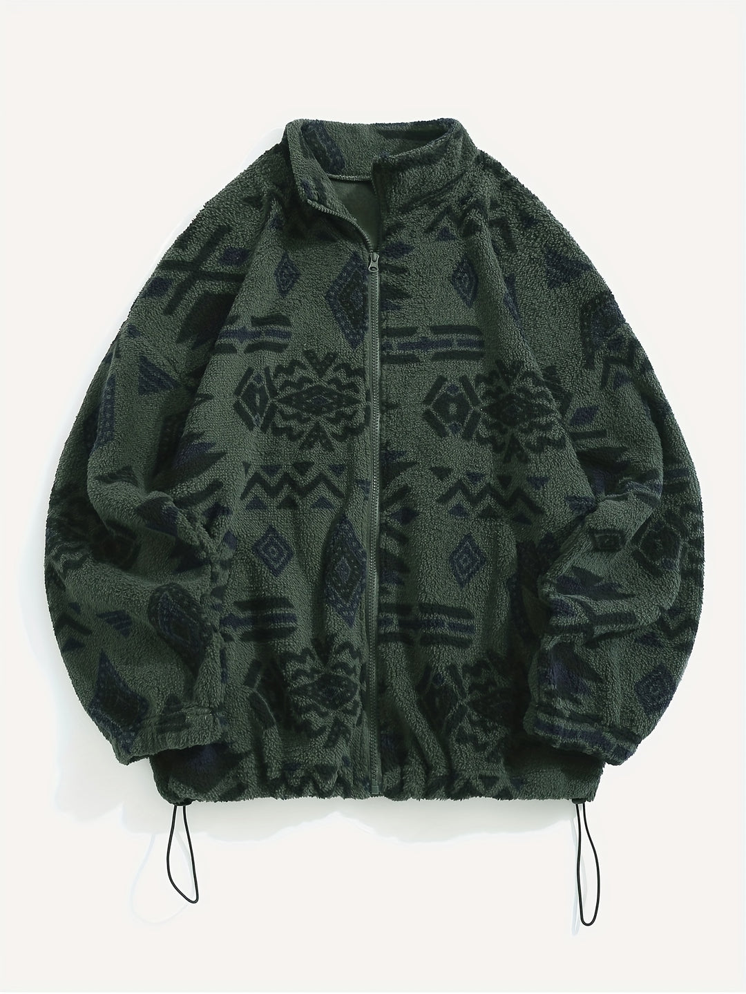 Winifred | Patterned Cozy Zip-Up Jacket