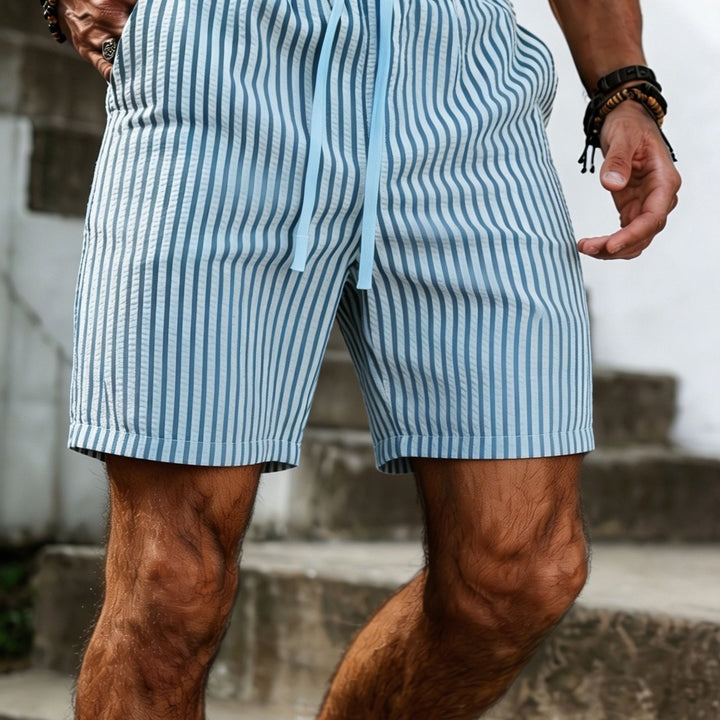 Miles | Striped Casual Shorts