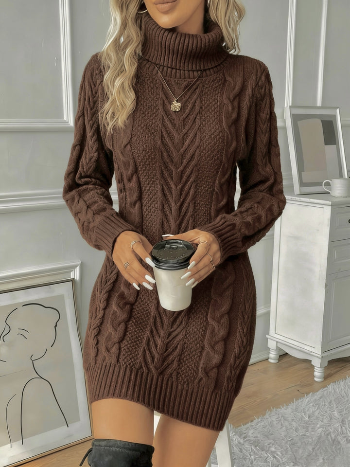 Della | Cable-Knit Sweater Dress
