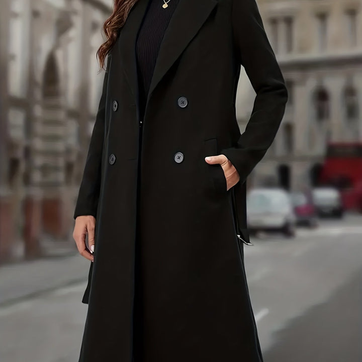Genevra | Double-Breasted Longline Coat
