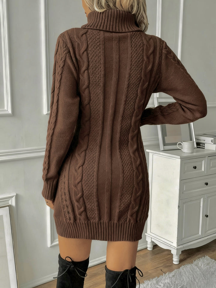 Della | Cable-Knit Sweater Dress