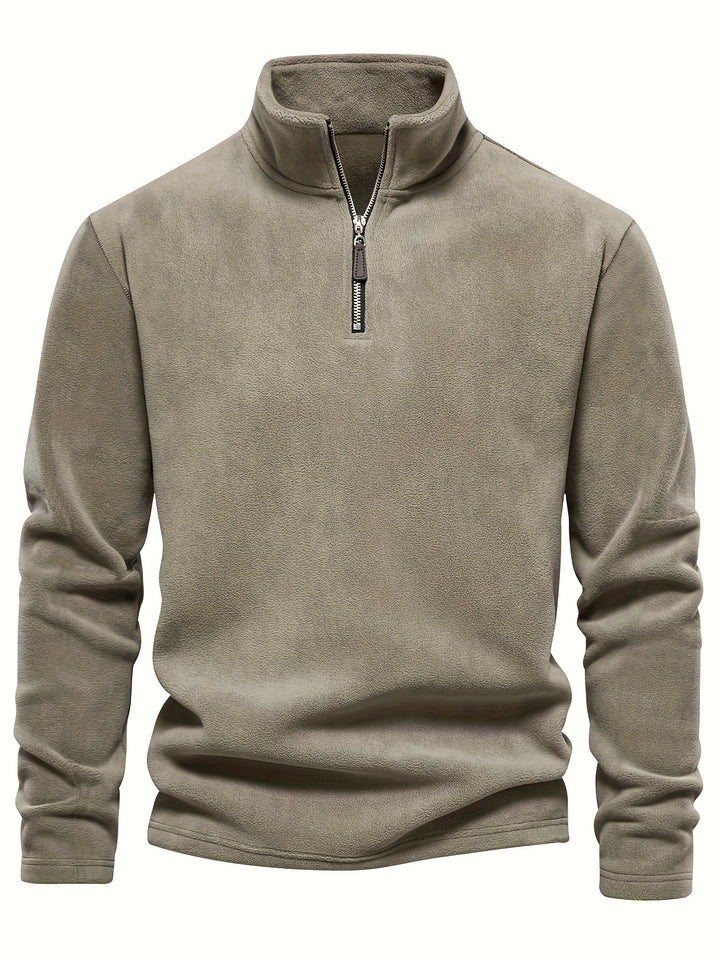 Roland | Stand-Collar Half-Zip Pullover