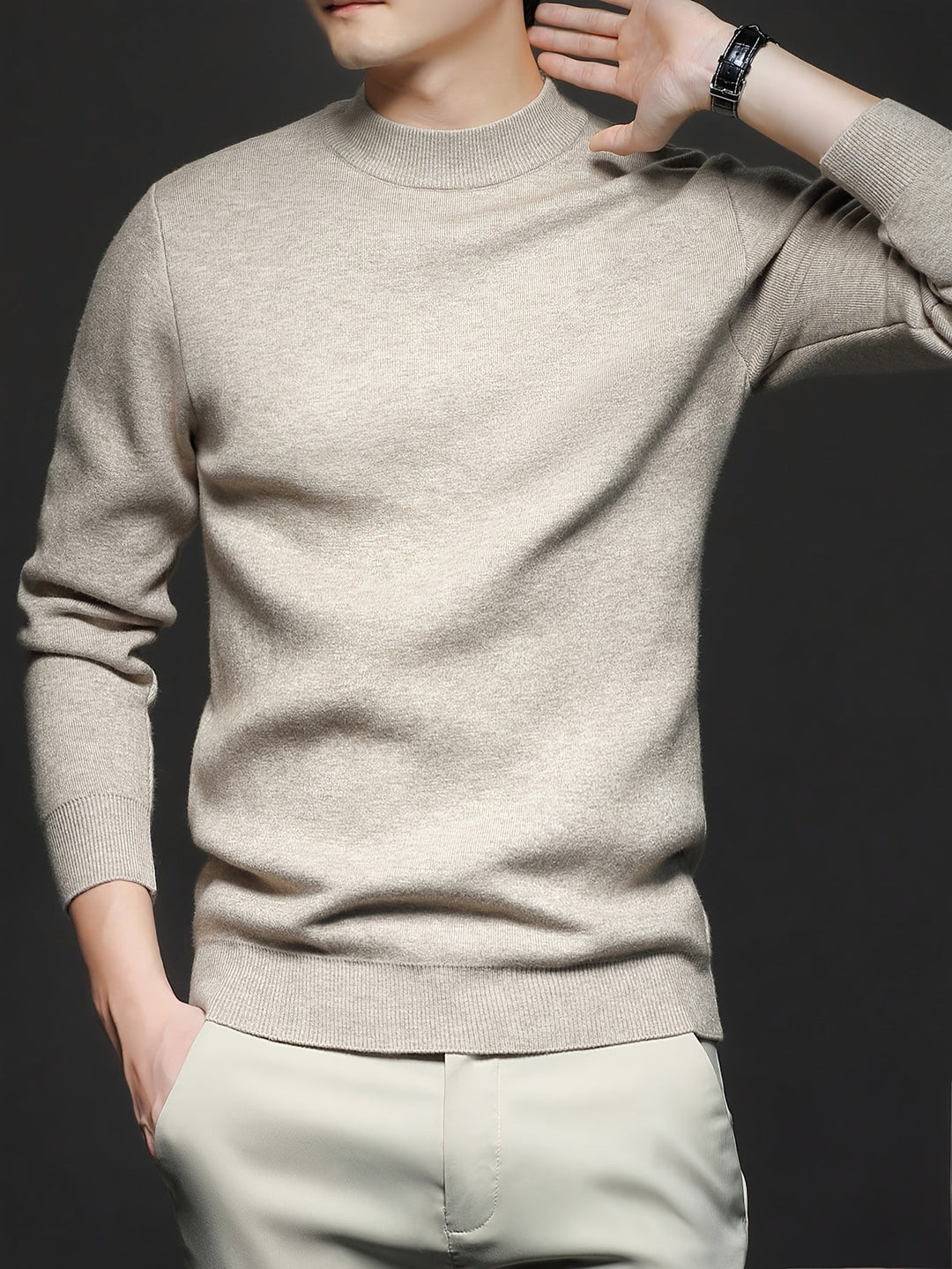 Harlan | Refined High-Neck Sweater