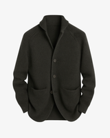 Elliot | Tailored Button-Front Knit Cardigan