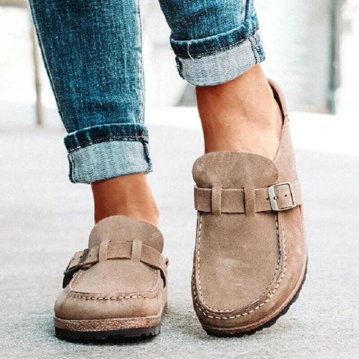 Lauren | Low Heel Buckle Loafers