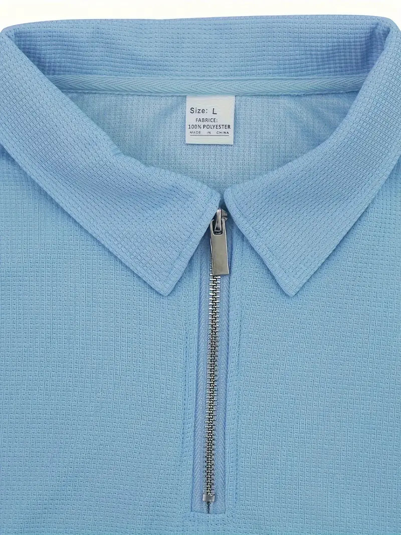 Olivier | Classic Zipper Shirt and Short Set