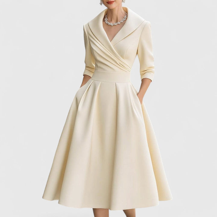 Ashley | Graceful Silhouette Midi Dress