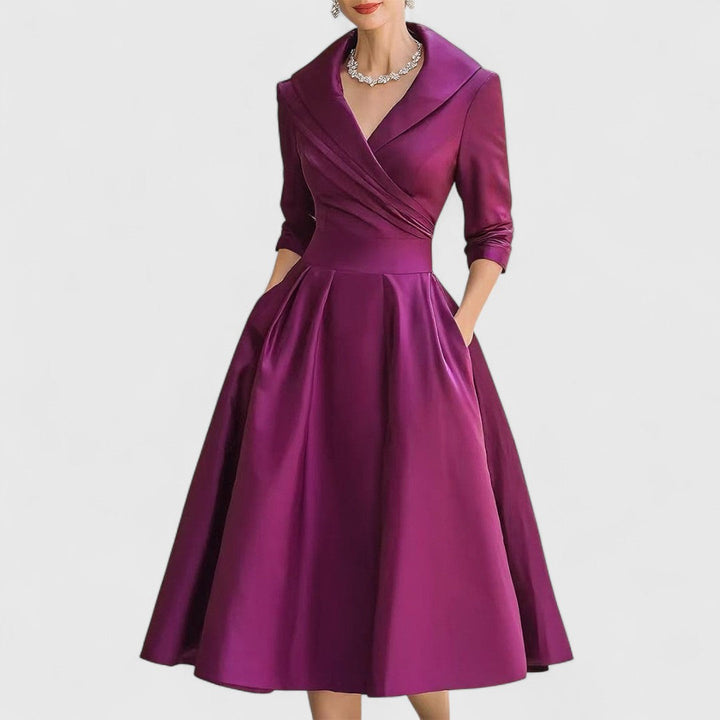 Ashley | Graceful Silhouette Midi Dress