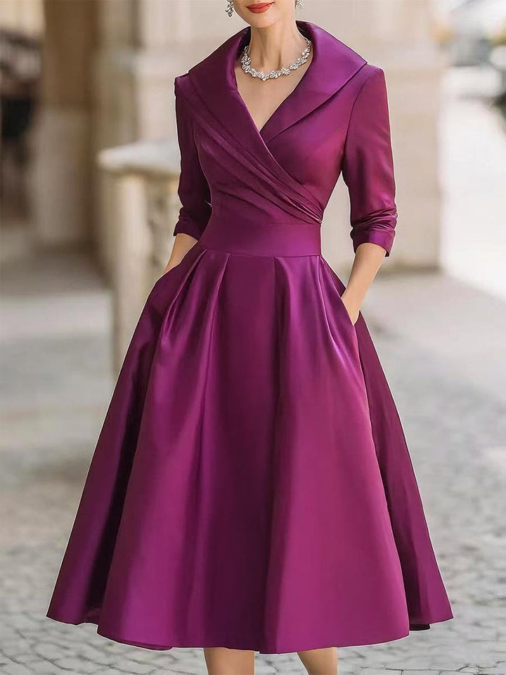 Coraline | Elegant V-Neck Evening Dress