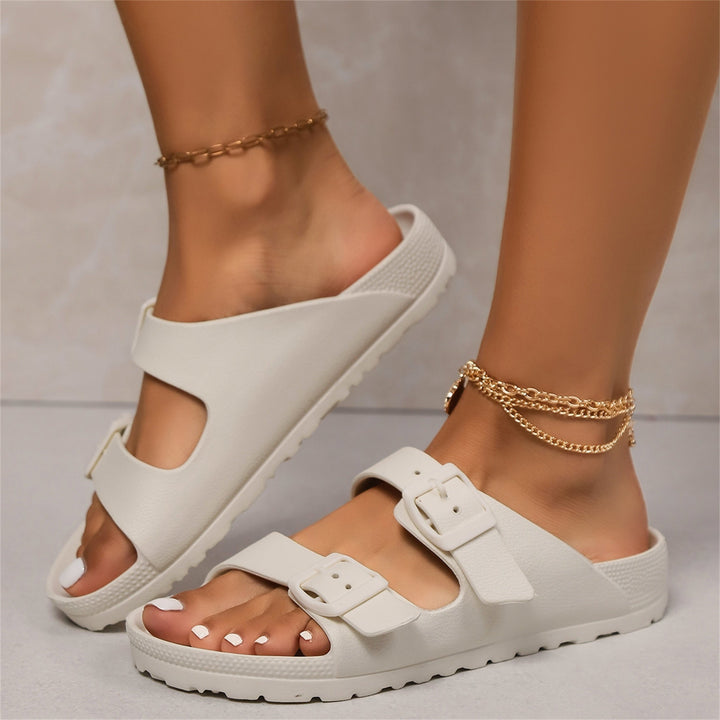 Sylvie | Cushioned Double-Buckle Sandals