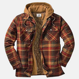 Rowan | Rugged Hooded Plaid Jacket