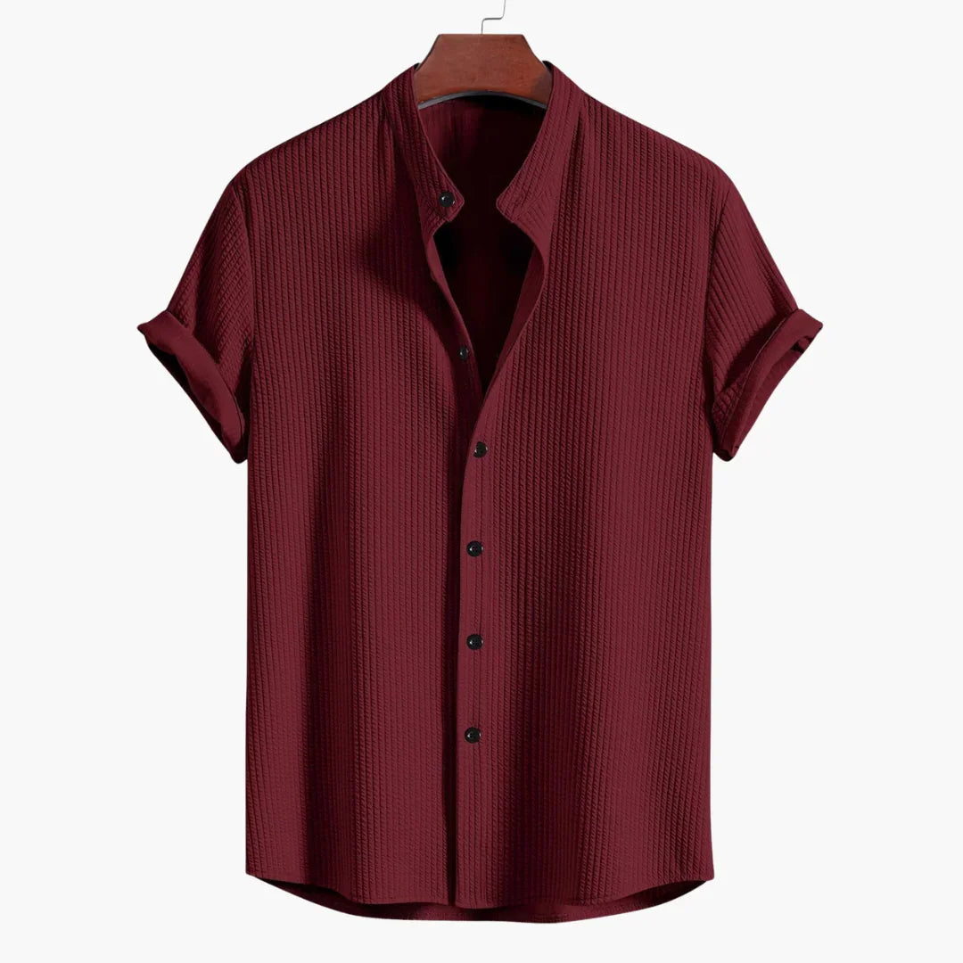 Griffin | Classic Refined Stand-Collar Shirt