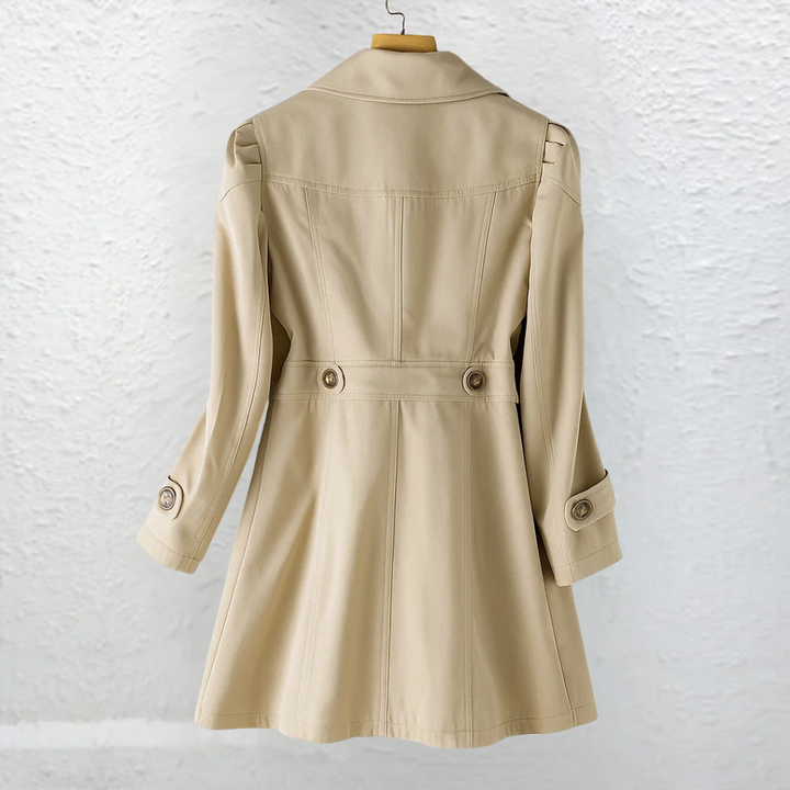 Noemie | Vintage Trench Collar Coat