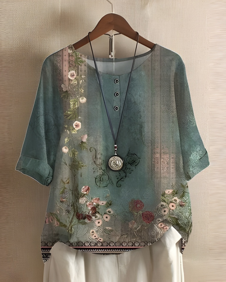Giovanna | Relaxed Colorful Summer Boho Top