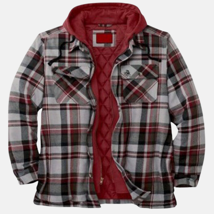Rowan | Rugged Hooded Plaid Jacket