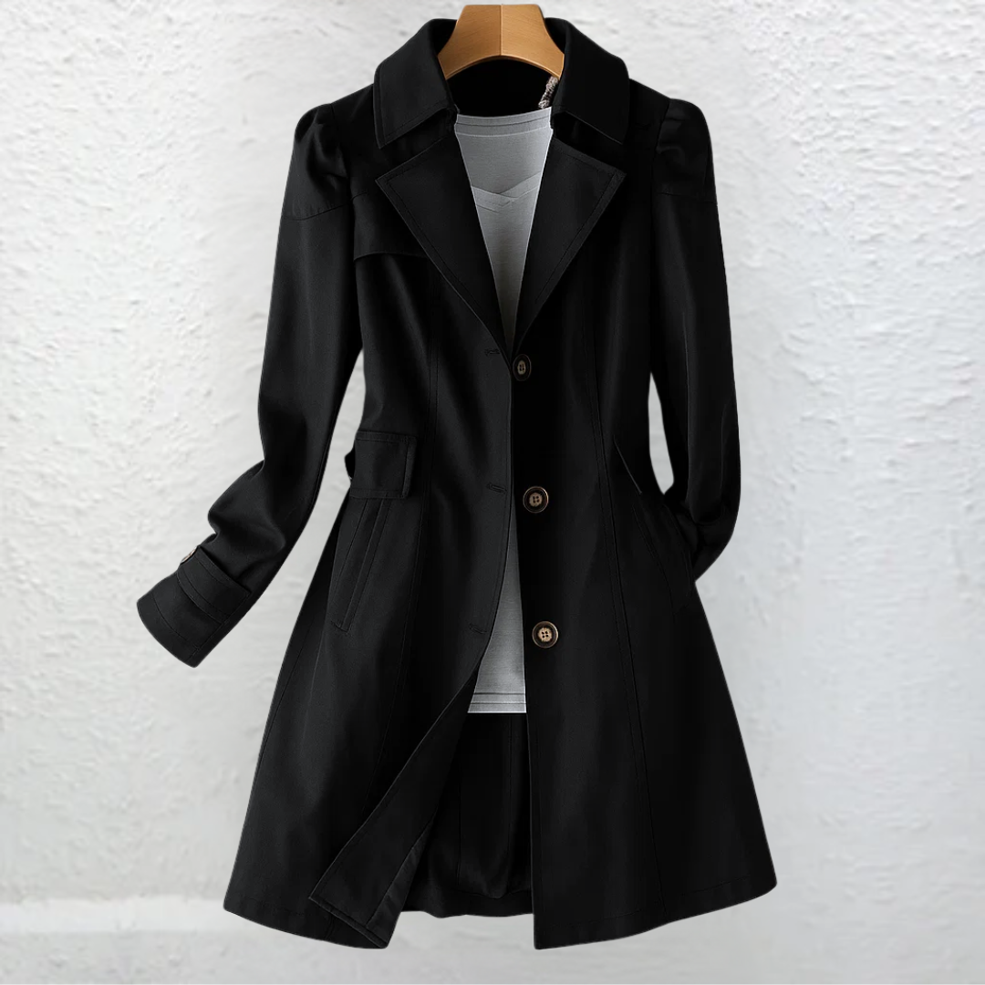 Noemie | Vintage Trench Collar Coat