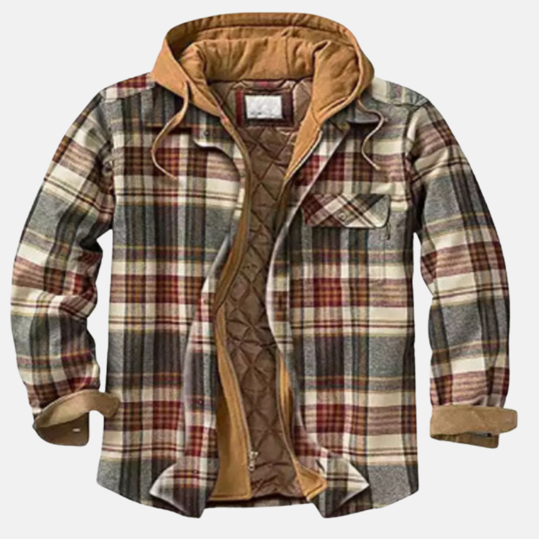 Rowan | Rugged Hooded Plaid Jacket