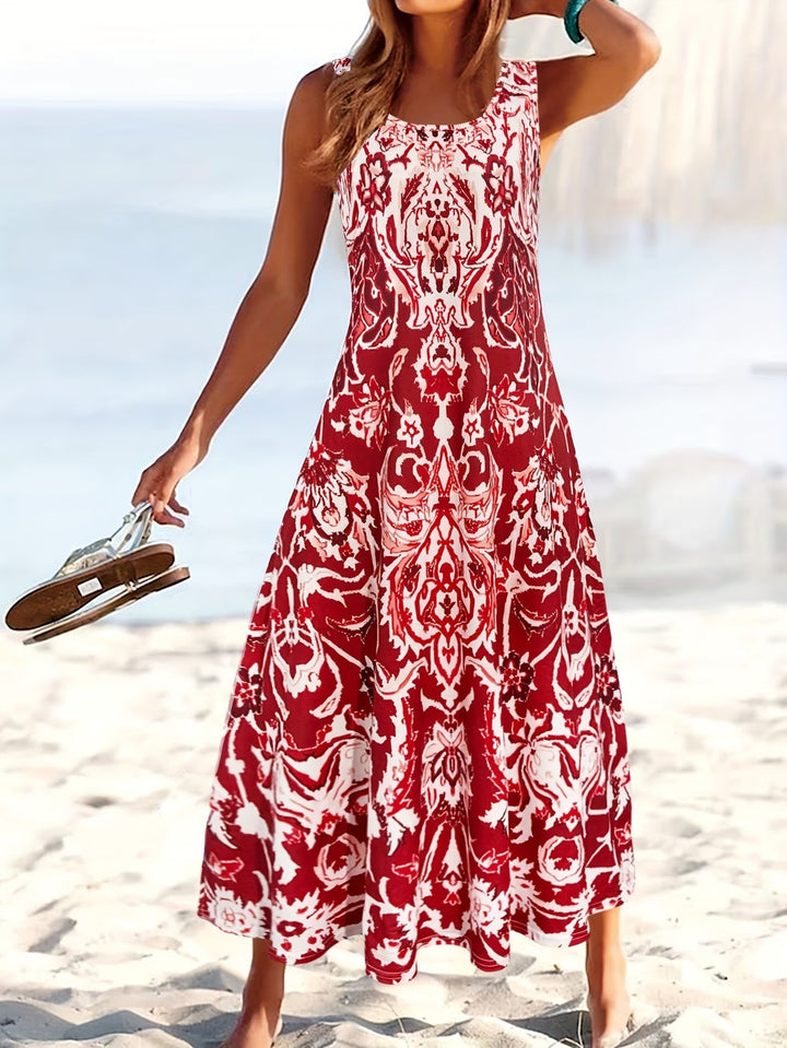 Shannon | Sleeveless Floral Summer Dress