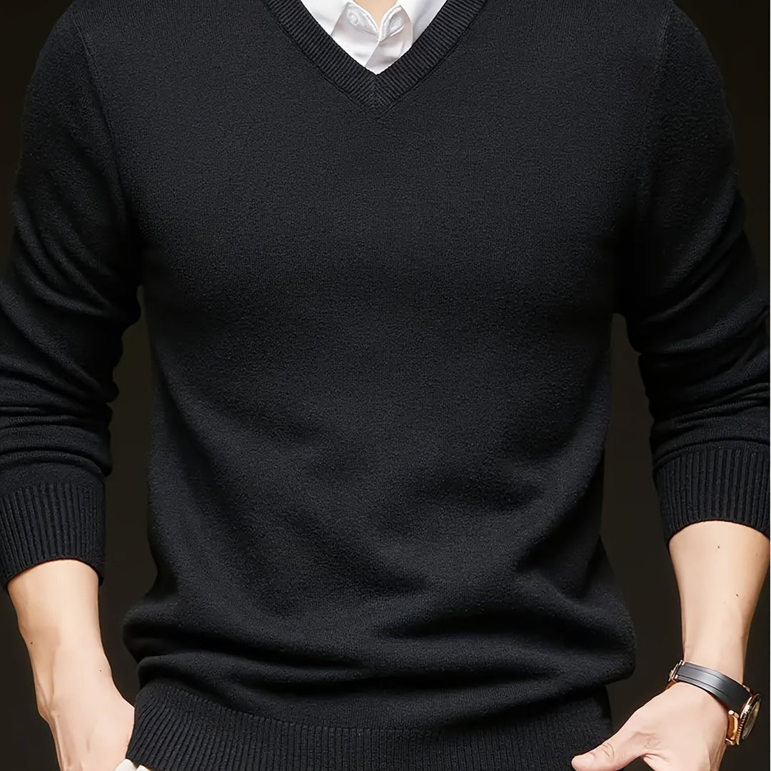 Carter | Refined V-Neck Sweater